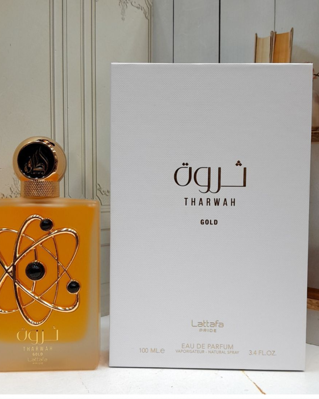 Perfume Lattafa Tharwah Gold Eau de Parfum 100ml